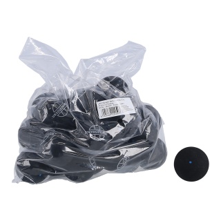 Unsquashable Squashball (1 blue dot, Speed fast) black - 25 balls in Polybag